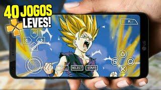 TOP 40 JOGOS LEVES PARA PPSSPP MENOS DE 600 SEM EXTRAIR - (PSP)-ANDROID