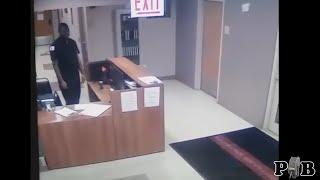 Security Guard Sees a Ghost