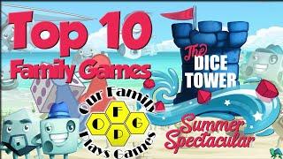 Top 10 Family Games (Featuring Tom, Zee, & Our Family Plays Games)