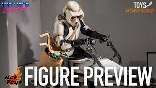 Hot Toys Mandalorian Scout Trooper & Speeder Bike - Figure Preview Episode 52