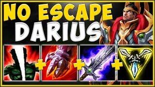 HOW CAN ANY CHAMPION SURVIVE AGAINST THIS DARIUS?? NO ESCAPE DARIUS TOP GAMEPLAY! League of Legends