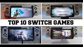 TOP 10 Switch Games for Android EGG NS emulation in 2021! Snapdragon 888