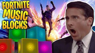 Top 10 MOST INSANE Fortnite Music Blocks Songs! The Office, The Big Bang Theory, Imagine Dragons