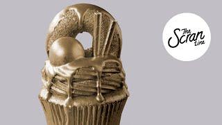 How TO Make Gold Cupcakes! - The Scran Line