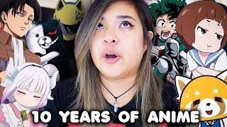 ✨REVEALING MY TOP ANIME OF THE DECADE✨