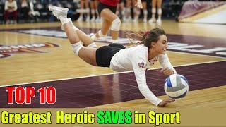 TOP 10 GREATEST HEROIC SAVES IN SPORTS | TOP TV