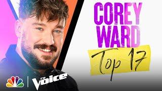 Corey Ward Performs Lewis Capaldi's Emotional "Bruises" - The Voice Live Top 17 Performances 2021