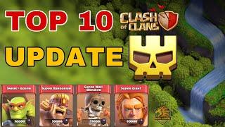 TOP 10 ĐIỀU GAME THỦ THÍCH NHẤT UPDATE SUPER TROOP CỰC KHỦNG Clash of clans 2020 | Akari Gaming