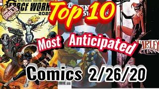 TOP 10 Most Anticipated Comic Books 2-26-20