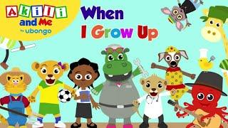 When I Grow Up | Read with Akili and Me | Educational Cartoons for Preschoolers