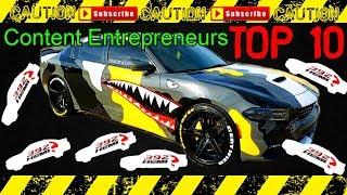 Top 10 YouTubers Dodge Charger 392 Car Content Creator & Marketing Entrepreneurs