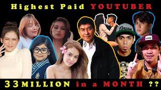 TOP 10 Highest Paid Filipino Youtubers as of MAY 2020  | 1 Million sweldo pataas | high paying job