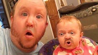 TOP Funniest BABY and DAD TROUBLES Compilation #23 ★ Cosas graciosas ★ Family Fun Fest