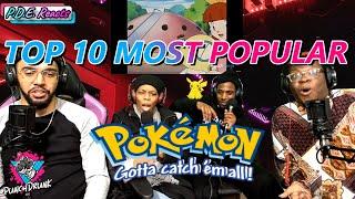 P.D.E. Reacts: Top 10 Most Popular Pokemon of ALL TIME (WatchMojo)