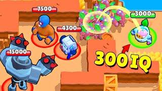 300 IQ SPROUT vs PRO TEAM in Brawl Stars! / Funny Moments & Fails & Glitches #100