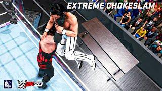 WWE 2K20 Top 10 Extreme CHOKESLAM (insane)