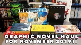 Graphic Novel, Omnibus, Hard Covers, Manga, TPBs and Comic Book Haul November 2019!