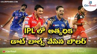 List Of TOP Bowlers With Most Dot Balls in IPL History | Highlights Of Dot Balls | Color Frames