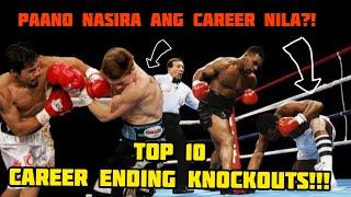 Top 10 Boxing Career-Ending Knockouts | Mga Boksingerong Nasira Ang Career | Boxing Trivia