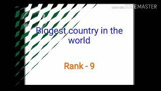 Top 10 biggest country (Simplest way to learn)