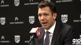 Sacramento Kings coach Luke Walton discusses OT victory over Denver Nuggets