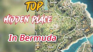 PEAK HIDDEN PLACE IN FREE FIRE ! TOP 10 HIDE PLACE IN BERMUDA MAP !RANK PUSH TIPS |2x Gamers