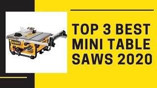 Top 3 Best Mini Table Saws 2020