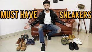 SNEAKERS EVERY GUY NEEDS | TOP 5 SNEAKERS | AFFORDABLE SNEAKERS IN INDIAN | HINDI