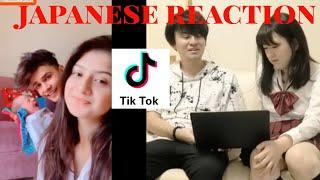 Indian Best Couple Tik Tok Reaction by Japanese | Relationship Goals | Musically Couple