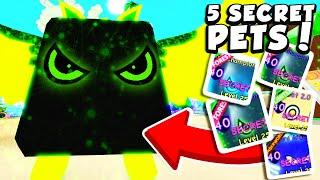 We hatched 5 SECRET PETS using this 1 trick in Roblox Bubble Gum Simulator!