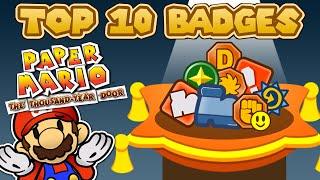 TOP 10 BADGES - Paper Mario: The Thousand-Year Door