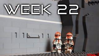 Building Anaxes in LEGO | Week 22 - Starting the Mountain/Base Door! (4K)