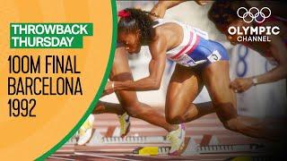 Women's 100m final - Barcelona 1992 | Throwback Thursday