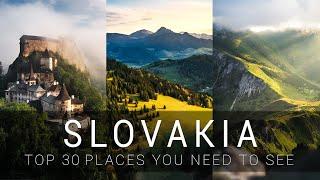 SLOVAKIA TOP 30 places | cinematic video