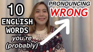 TOP 10 MISPRONOUNCED ENGLISH WORDS | ENGLISH TEACHER IN CHINA