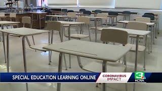 Special education students struggle with distance learning