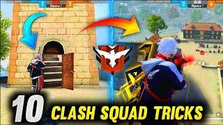 TOP 10 CLASH SQUAD SECRET PLACE FREE FIRE | FREE FIRE TIPS AND TRICKS || GARENA FREE FIRE