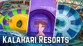 Kalahari Resorts - ALL Water Slides at ALL Parks POV!