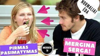 PIRMAS PASIMATYMAS | VAIKINAS IR MERGINA | MERGINA SERGA | ANEKDOTAS | AUDIOANEKDOTAS