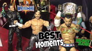 WWE action figure set up BEST MOMENTS