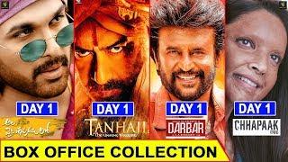 Box Office Collection Of Tanhaji, Ala Vaikunthapurramloo, Chhapaak, Darbar, Sarileru Neekevvaru,