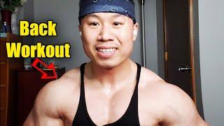 TOP 10 BACK WORKOUT AT HOME |  (CURL BAR ONLY)