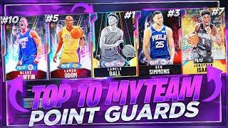 THE TOP 10 BEST POINT GUARDS IN NBA 2K20 MYTEAM!! WHICH PGS ARE WORTH PICKING UP?!?!?