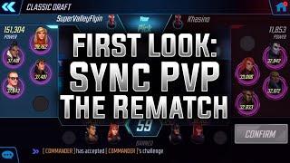 FIRST LOOK: Sync PvP - The Rematch! - MARVEL Strike Force - MSF