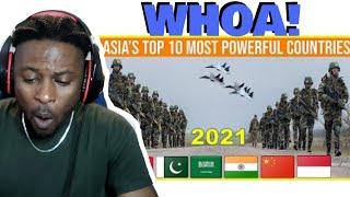 ASIA'S TOP 10 MOST POWERFUL COUNTRIES 202| India Indonesia Israel Russia | 9ja London Boy REACTION