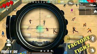 Free Fire best sniping place - FF fist fight in factory booyah /factory roof king [Garena free fire]