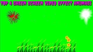 TOP 4 GREEN SCREEN VIDEO EFFECT ANIMASI BERGERAK TERBARU 2020