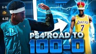 I PLAYED NBA 2K20 ON PS4 FOR THE FIRST TIME.. CAN THE BEST BUILD GO UNDEFEATED? (ROAD TO 100-0)