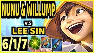 DOUBTFULL (NUNU & WILLUMP) vs LEE SIN - 6/1/7 KDA JUNGLE GAMEPLAY - NA Ranked DIAMOND