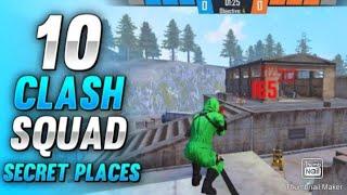 Top 10 hide place in greana free fire 